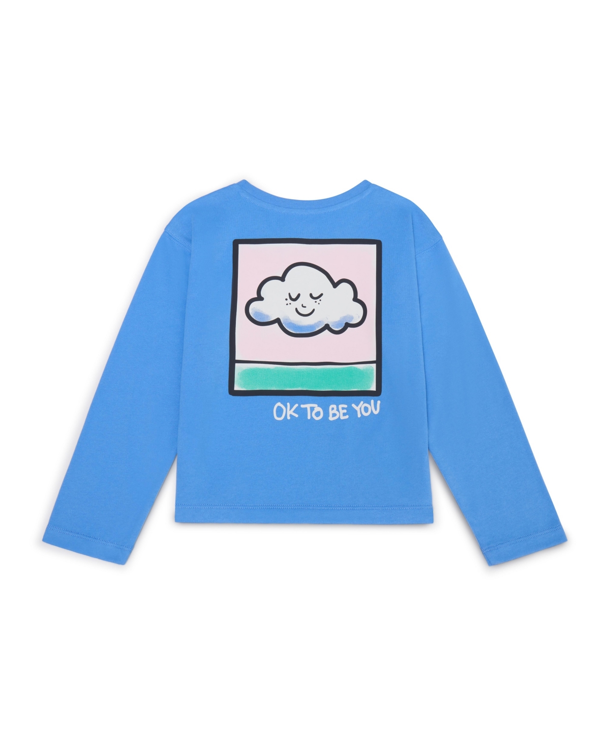 Color Lab Girls 3t-7 Printed Long Sleeves T-shirt In Purple