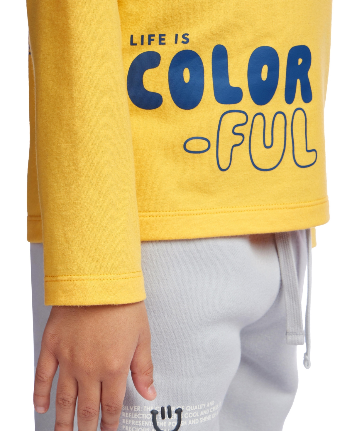 Color Lab Boys 2-10 Printed Long-sleeve T-shirt In Yellow