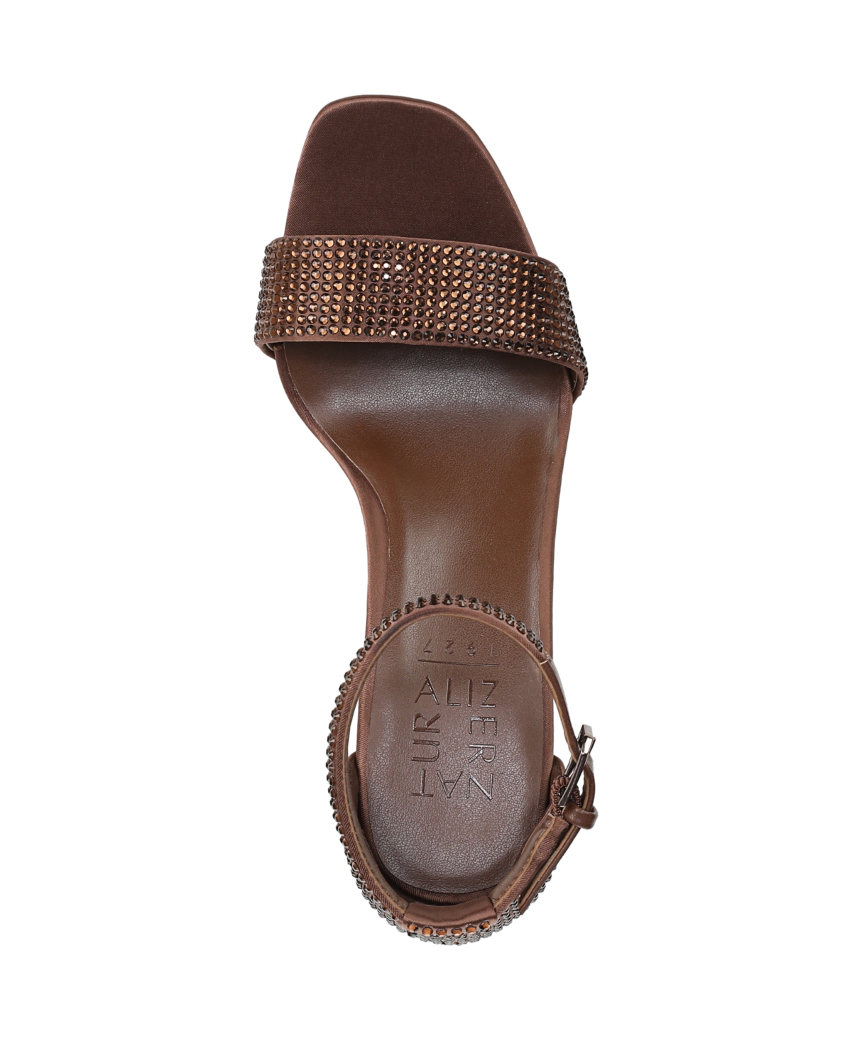 Naturalizer Joy-glitz Platform Dress Sandals In Brown