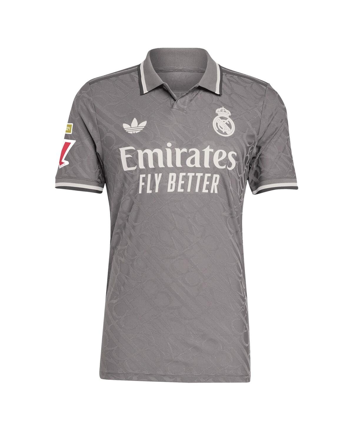 Adidas Men's Originals Charcoal Real Madrid 2024/25 Third Authentic Jersey