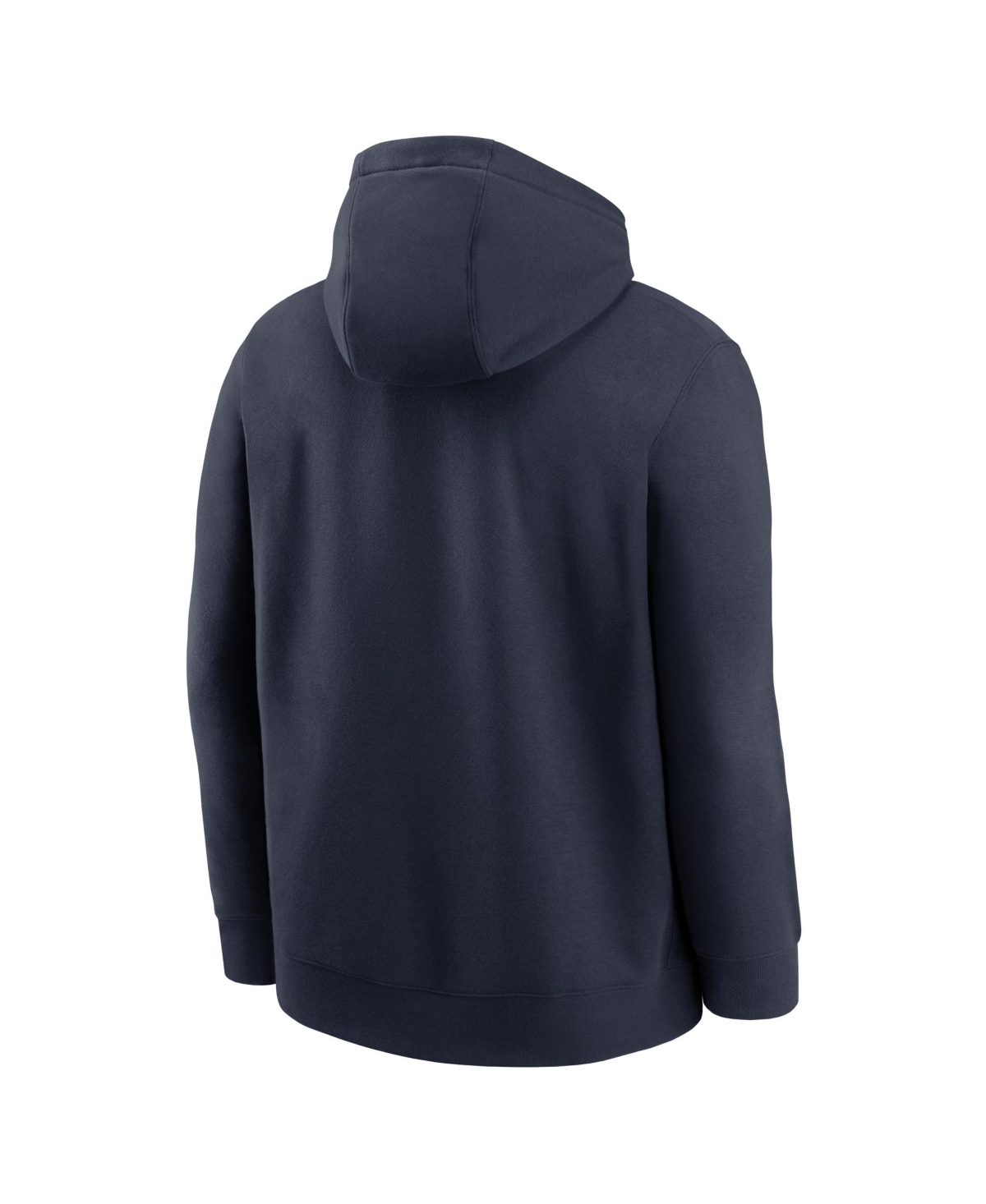 Nike Men's Navy Houston Texans Busted Play Club Fleece Pullover Hoodie In Blue