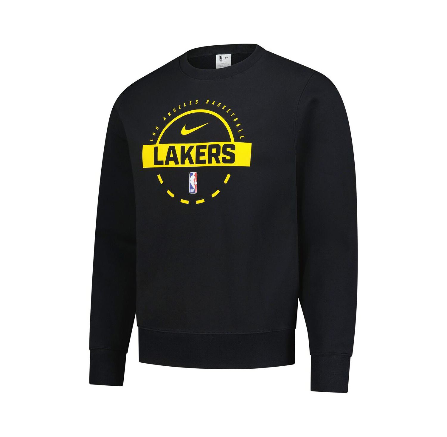 Men's Black Los Angeles Lakers 2025/26 Authentic Practice Club Sweatshirt