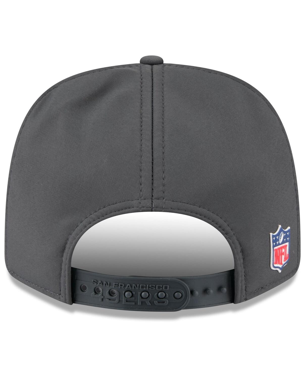 New Era Men's Charcoal San Francisco 49ers 2025 Sideline Cold Weather 9seventy Adjustable Hat In Black