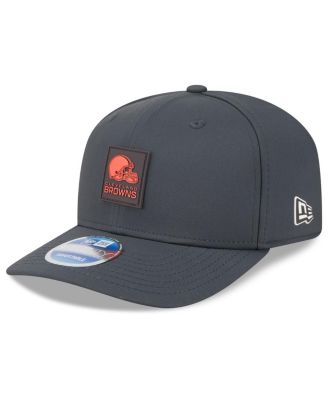 New Era - Men's Charcoal Cleveland Browns 2025 Sideline Cold Weather 9SEVENTY Adjustable Hat