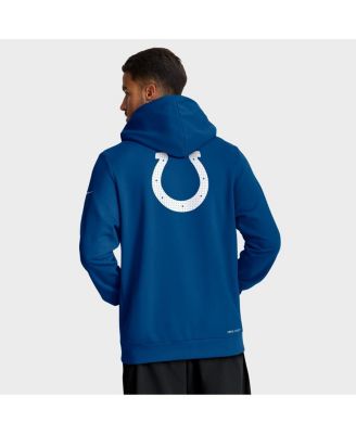 Men's Royal Indianapolis Colts Sideline Standard Issue Utility Player Dri-FIT Full-Zip Hoodie