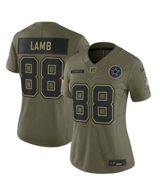 Nike - Women's CeeDee Lamb Olive Dallas Cowboys 2025 Salute to Service Limited Jersey