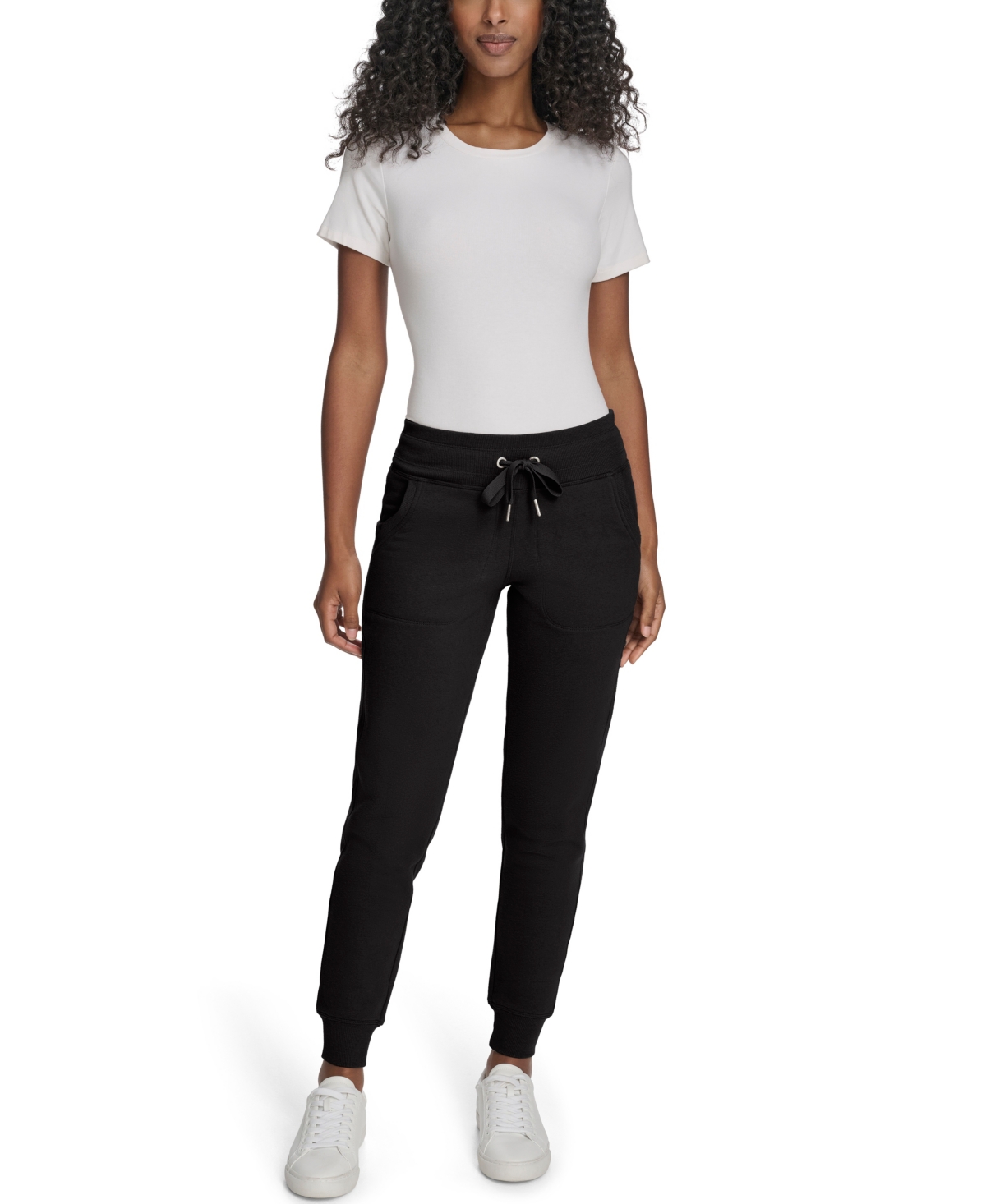 Calvin Klein Women's Relaxed Fit Jogger Sweatpants In Black