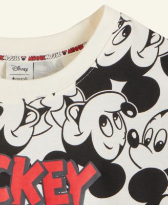 Unisex Mickey Mouse Printed T-Shirt, Macy's Exclusive