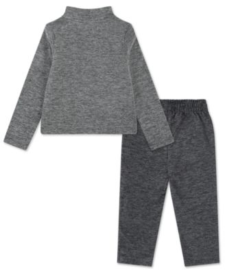 Boys' Toddler 2T-4T Quarter-Zip Sunset T-Shirt and Pants, 2-Piece Set
