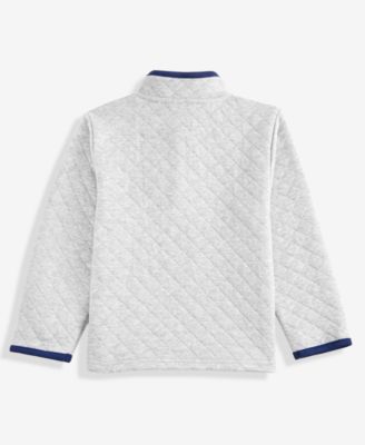 Little & Big Boys Quilted Quarter-Zip Jacket, Macy's Exclusive