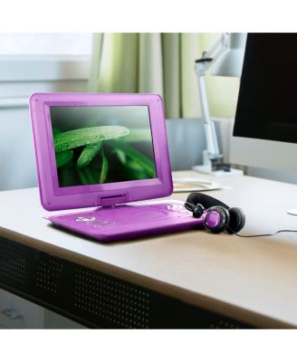 15 Inch Portable DVD Player with Swivel TFT-LCD Screen and USB,SD,AV,HDMI Inputs