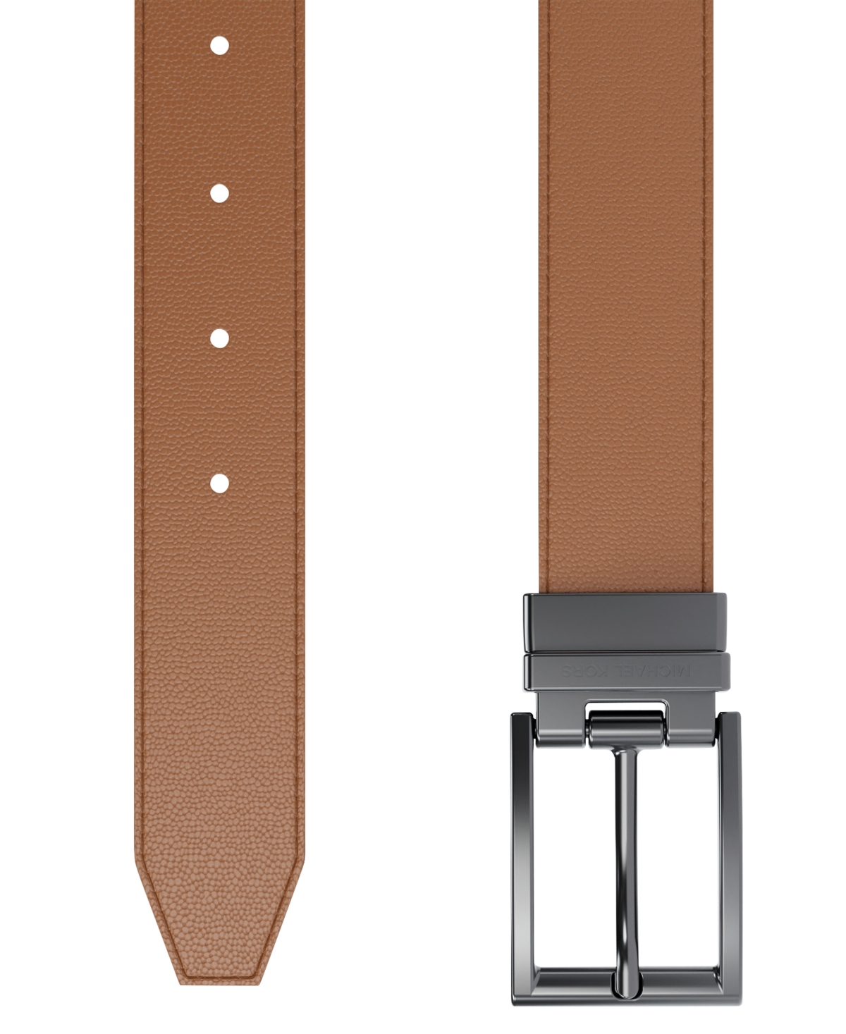 Michael Kors Men's Classic Reversible Dress Belt In Brown