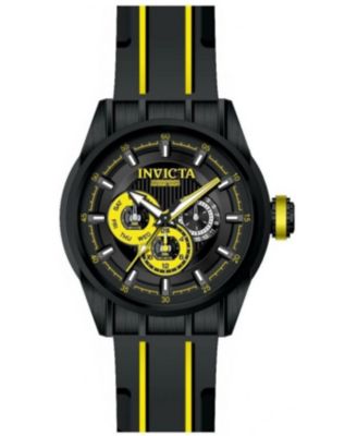 Men's 49052 Speedway  Quartz Chronograph Yellow, Black Dial Watch
