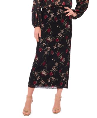 Sam & Jess - Women's Floral Slip Skirt