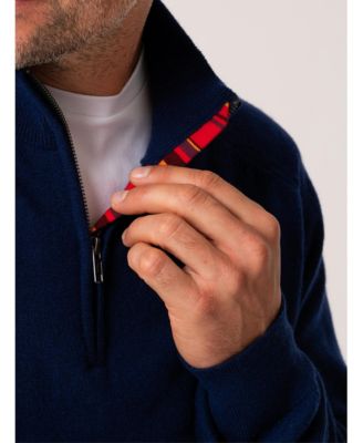 Men's Cashmere Quatre Zip Sweater