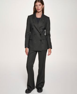 Women's Button-Front Double Breasted Blazer