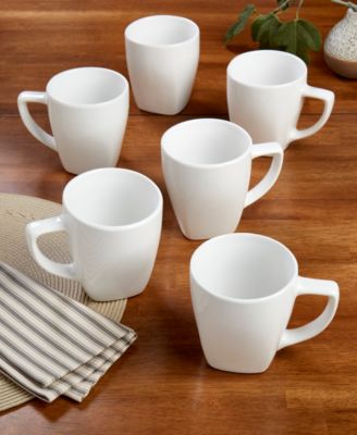 Chic Round Mugs, Set of 6