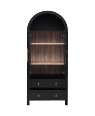 Streamdale 71" Arched Kitchen Pantry Cabinet 