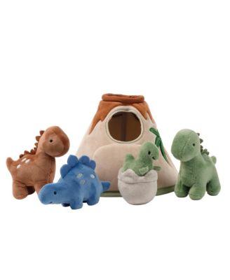 Dino-Might Plush Dinosaur Volcano Interactive Soft Toy Play Set