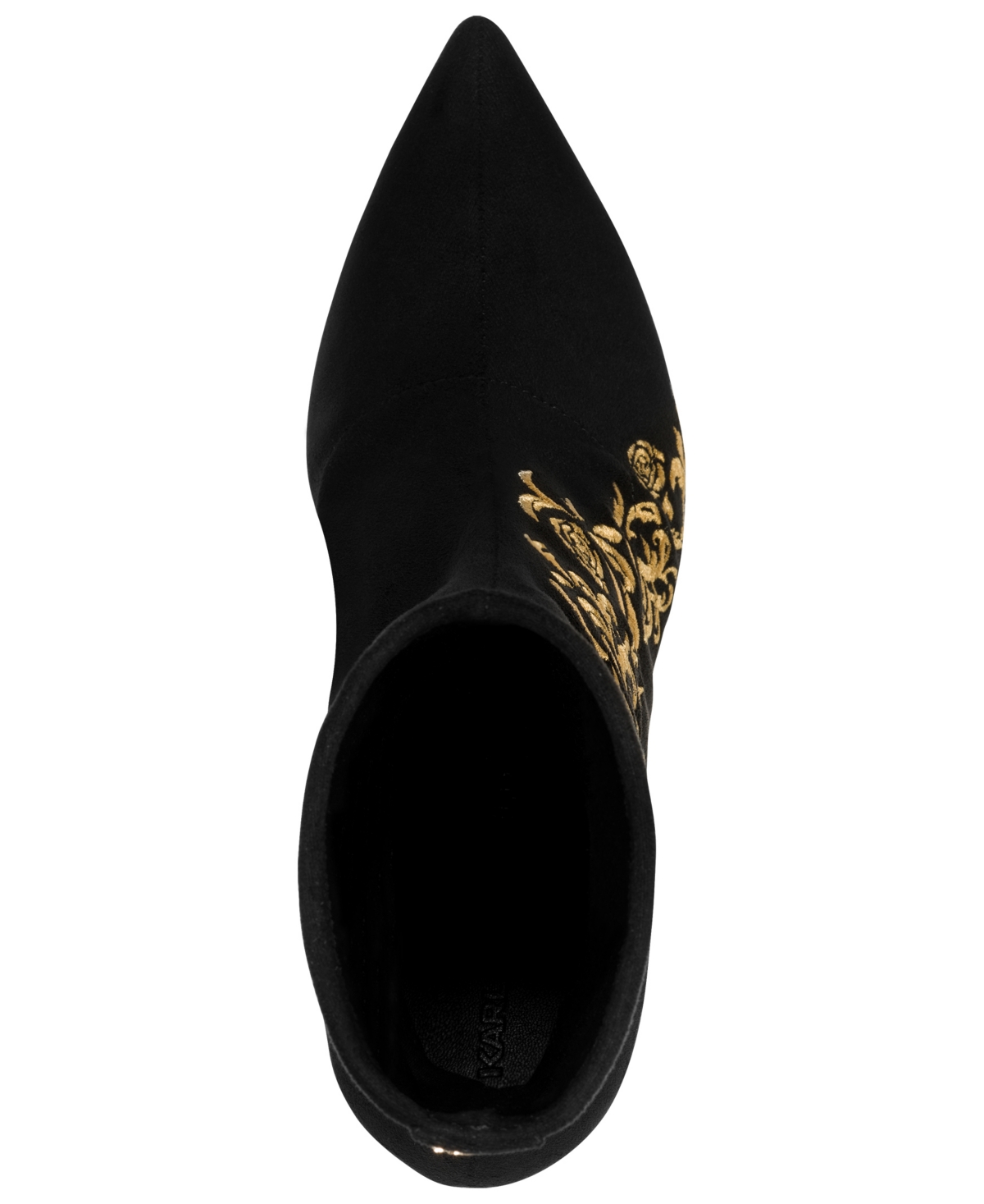 Karl Lagerfeld Rupali Rococo Booties In Black