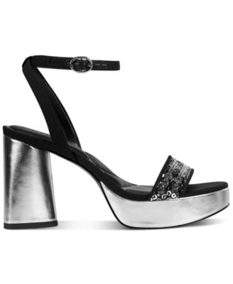 Women's Haden Logo Sequin Dress Sandals