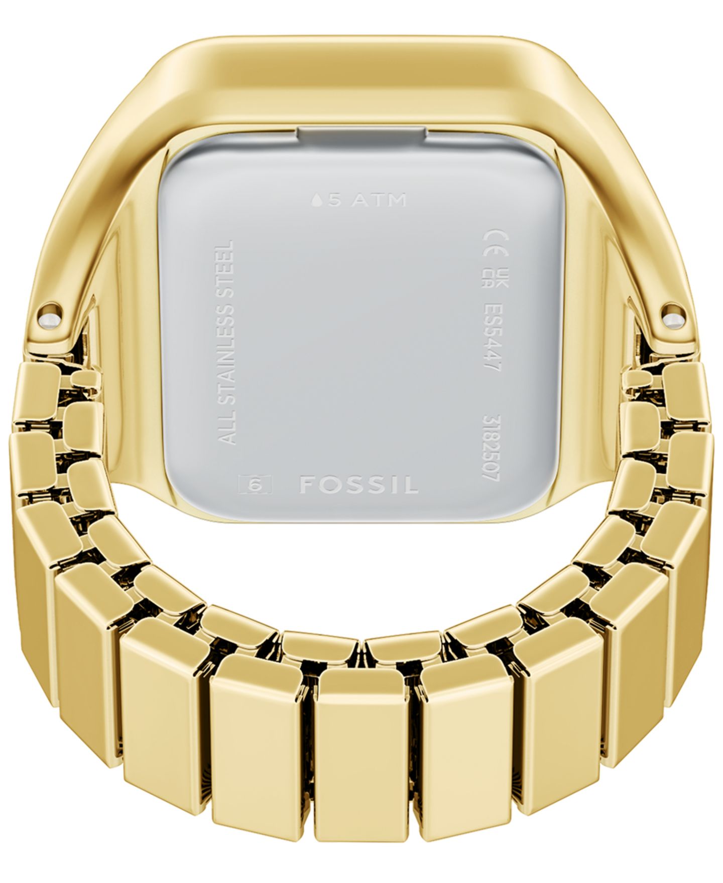 Женские часы Fossil Raquel Watch Ring Two-Hand Gold-Tone Stainless Steel Watch, 14mm — фото 2