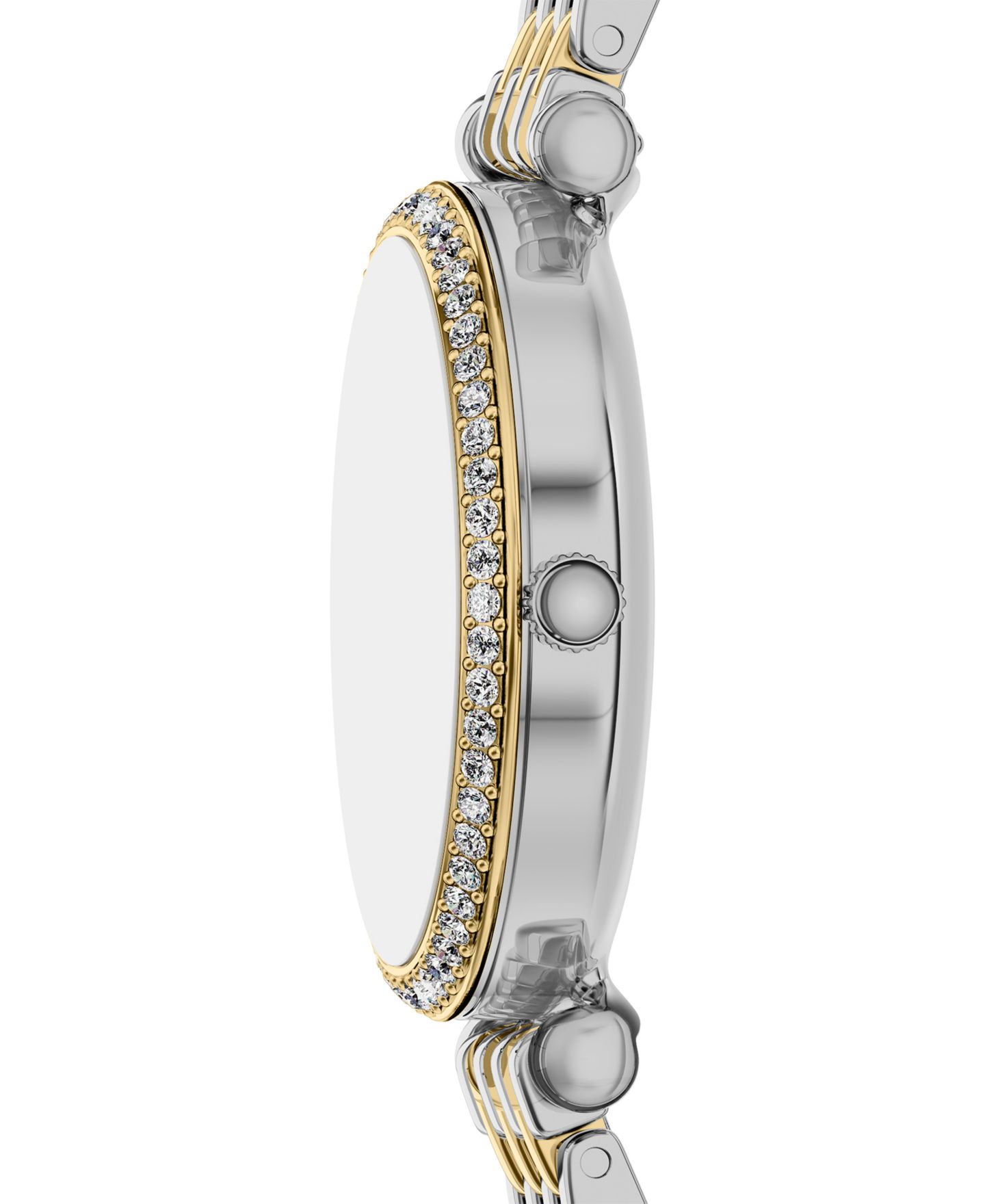 Женские часы Fossil Carlie Three-Hand Two-Tone Stainless Steel Watch, 28mm — фото 3