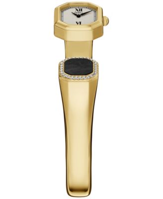 Women's Harlow Two-Hand Gold-Tone Stainless Steel Watch, 16mm