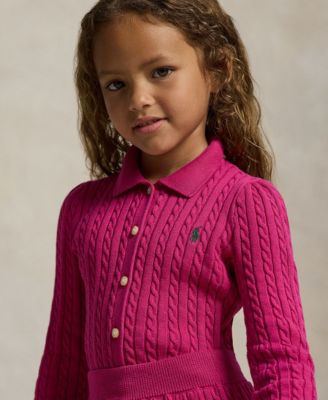 Girls' 2T-6X Crewneck Cardigan and Skirt, 2 Piece Set