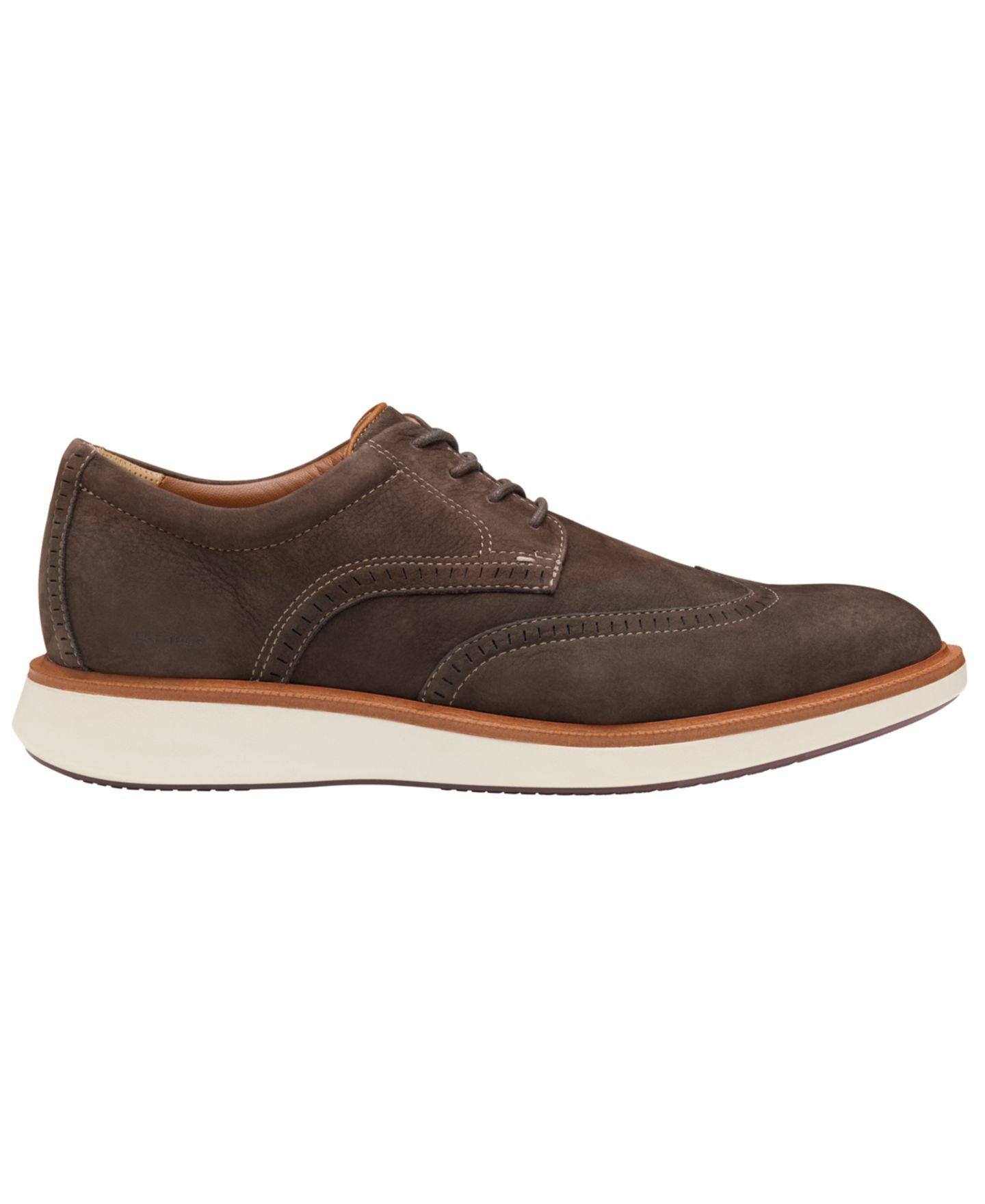 Обувь Johnston & Murphy Men's XC+ Parker Wingtip Round Toe Comfort, цвет: Коричневый нубуковый — фото 2