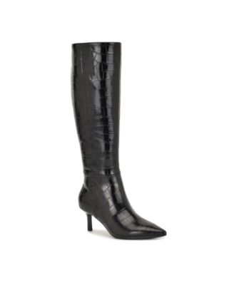 Nine West Women's Kimdee 9X9 Tall Stiletto Dress Boots
