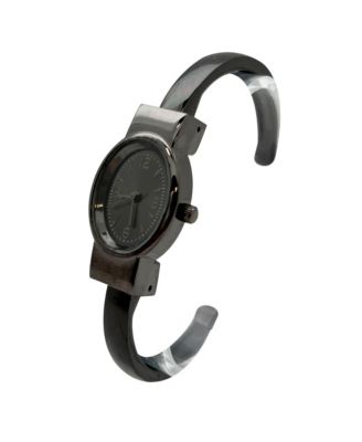 Gunmetal Small and Minimalist Every Day Bangle Women Watch