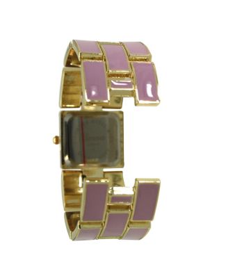 Gold Details Bangle Bracelet Watch