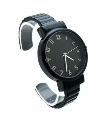 Black Round Face Every Day Versatile Bangle Women Watch