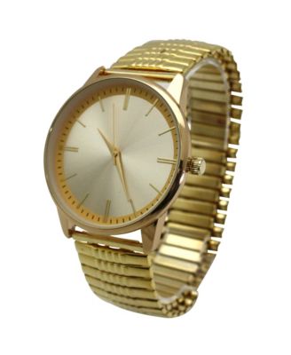 Gold Retro Everyday Stretch Women Watch