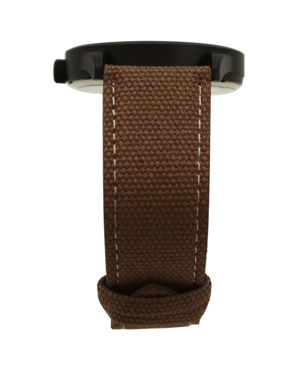 Olivia Pratt Brown Denim Band Big Face and Numbers Men Watch