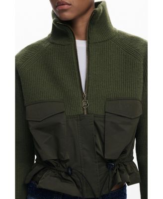 Women's Zipper sweater with pockets