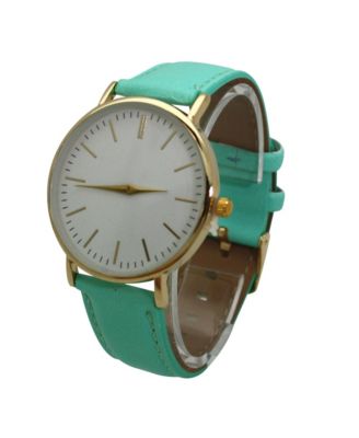 MINT MINIMALIST LEATHER STRAP WATCH
