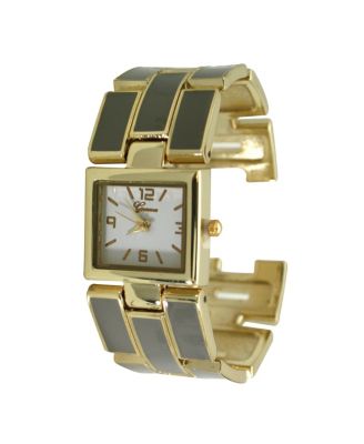 Gold Details Bangle Bracelet Watch