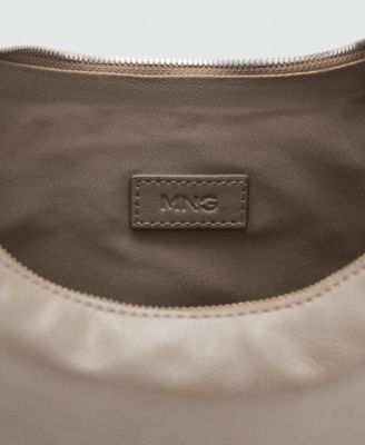 Women's Pebbled Effect Medium Oval Bag