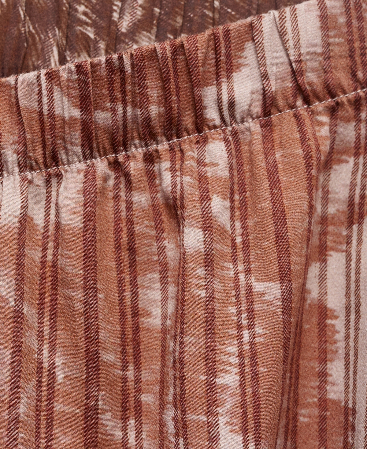 Mango Women's Blurred Print Pajama Bottoms