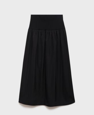 MANGO - Women's Gathered A-Line Skirt