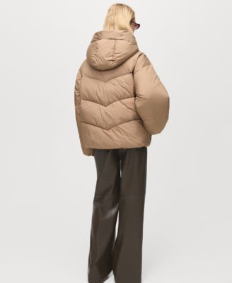 Women's Short Oversized Hooded Anorak Coat