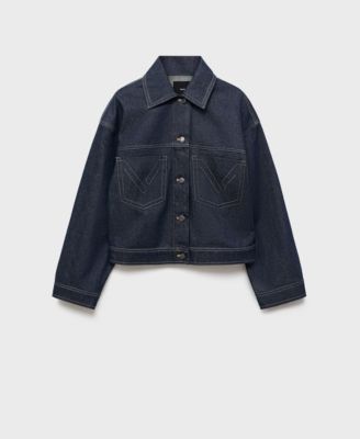 Women's Decorative Stitching Denim Jacket