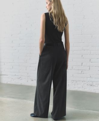 Women's Combination Pinstripe Jumpsuit