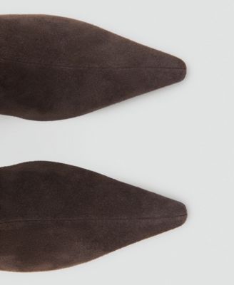 Women's Kitten Heel Suede Ankle Boots