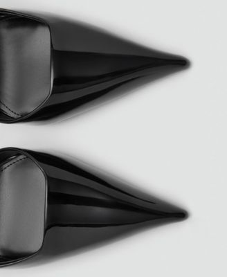 Women's Straps And Buckle Patent Leather Shoes
