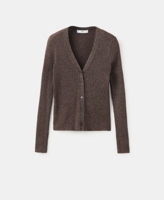 Women's Ribbed Knitted Cardigan