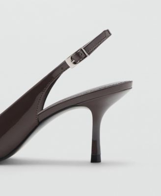 Women's Patent Leather Effect Pointed Shoes