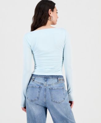 Women's Boat-Neck Jersey Top, Macy's Exclusive